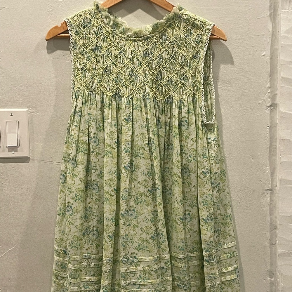 Free People Shea Floral Print Mini Dress